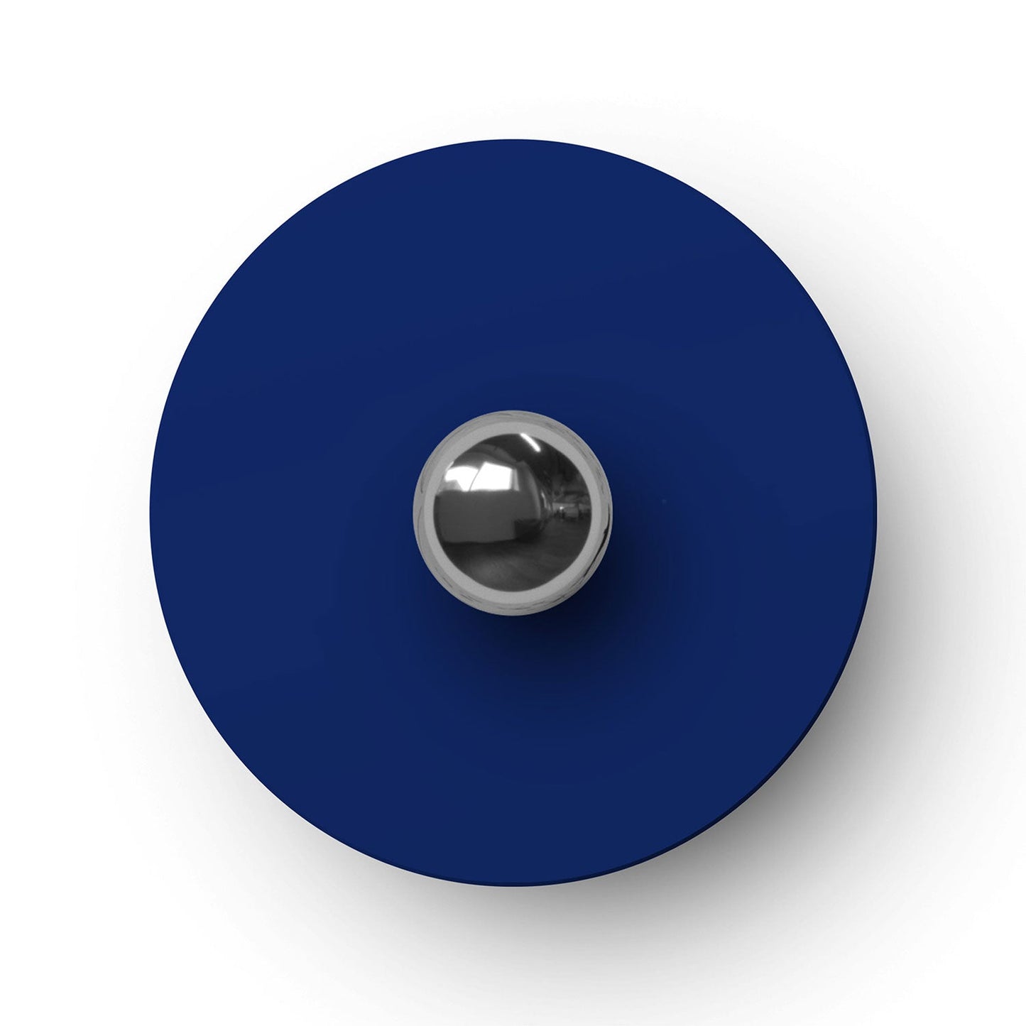 Mini piatto Ellepì 'Solid Color' Blu per lampade, diametro 24 cm - Made in Italy