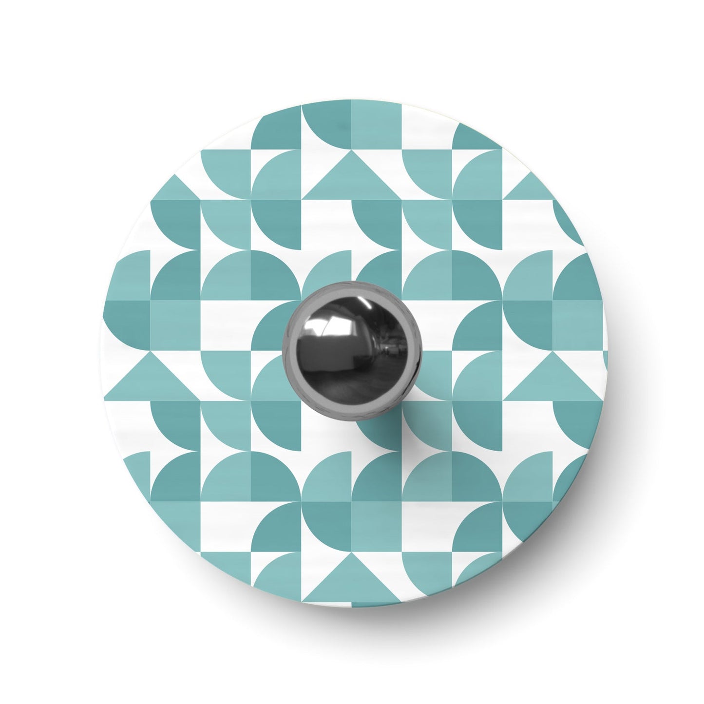 Paralume mini piatto Ellepì con disegni geometrici 'Kaleidoscope' Geometria 3, diametro 24 cm - Made in Italy