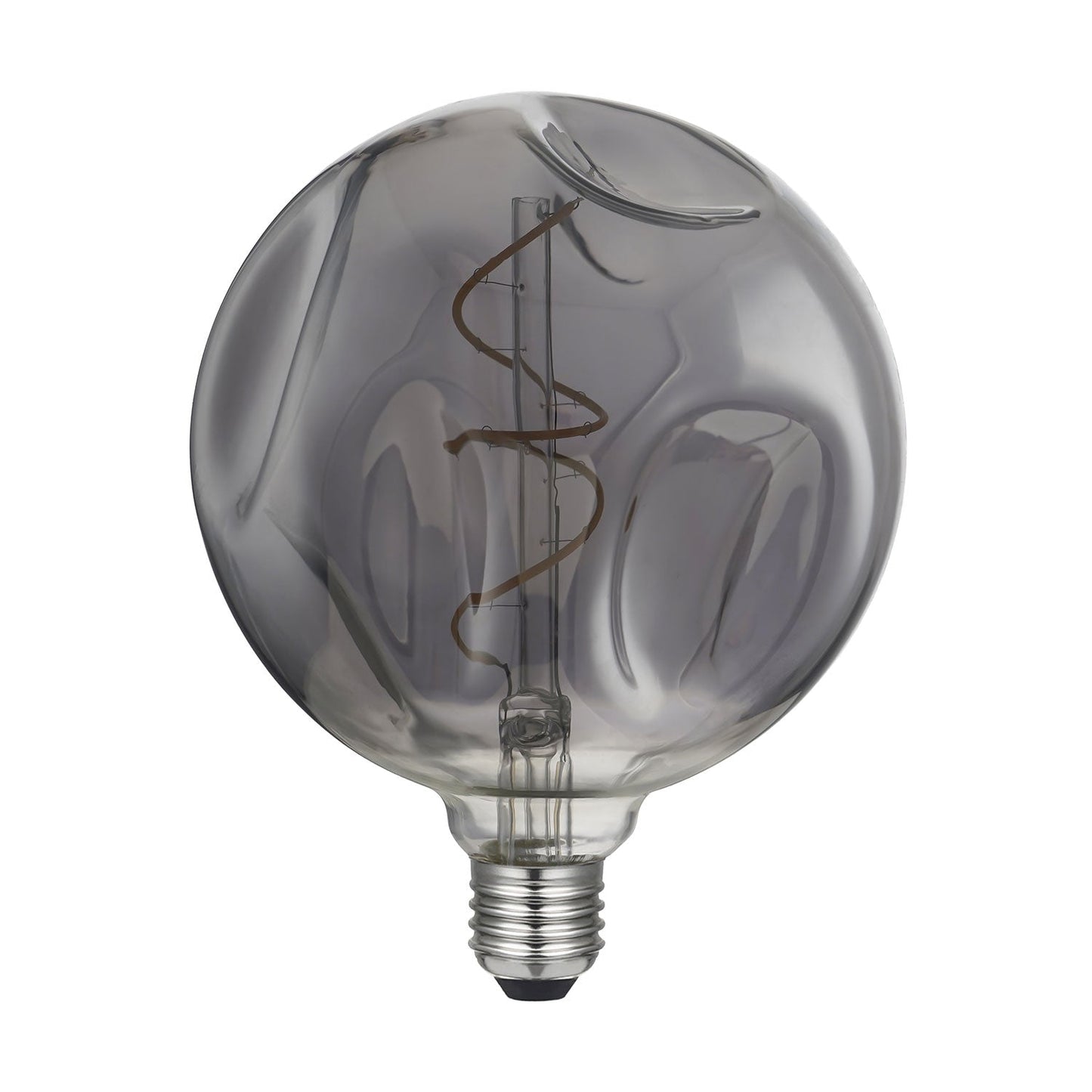 Lampadina LED Smoky Bumped Globo G140 filamento a Spirale 5W 150Lm E27 2000K Dimmerabile