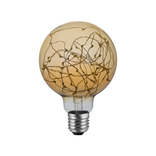 Lampadina LED Milleluci Dorata Globo G95 2W 40Lm E27 2000K