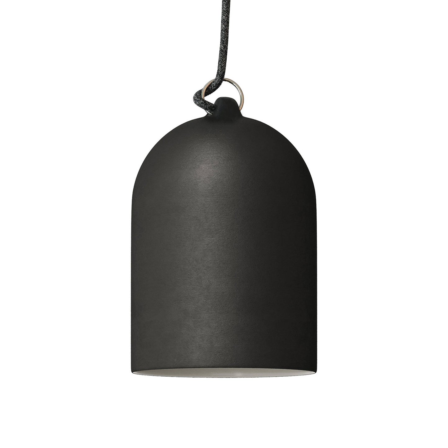 Campana Mini, paralume XS in ceramica per sospensione - Made in Italy - Lavagna