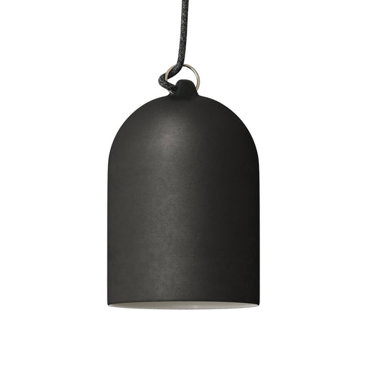 Campana Mini, paralume XS in ceramica per sospensione - Made in Italy - Lavagna