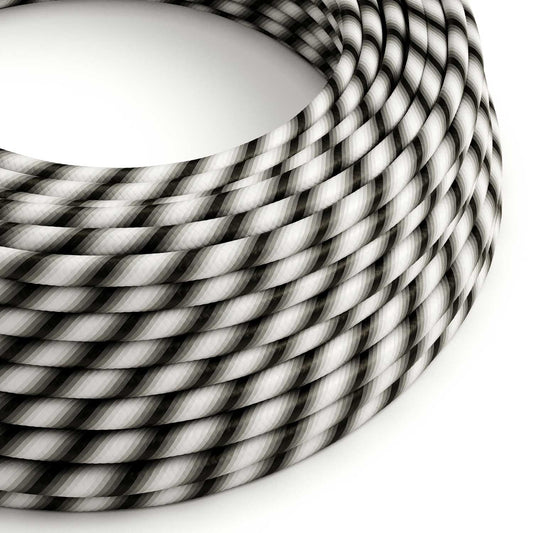 Round Electric Vertigo HD Cable covered by Mr Gray fabric ERM63