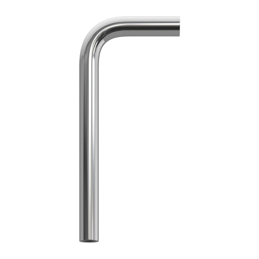 Tubo curvo di estensione 14 cm in metallo - Cromo