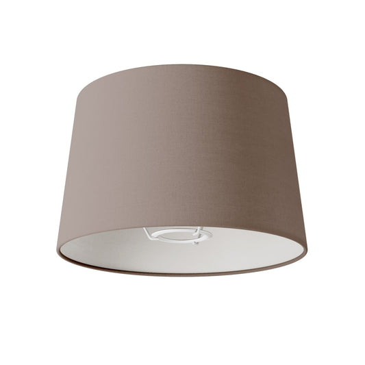 Paralume Athena con attacco E27 per lampada da tavolo o da terra - Made in Italy - Arenal Cenere