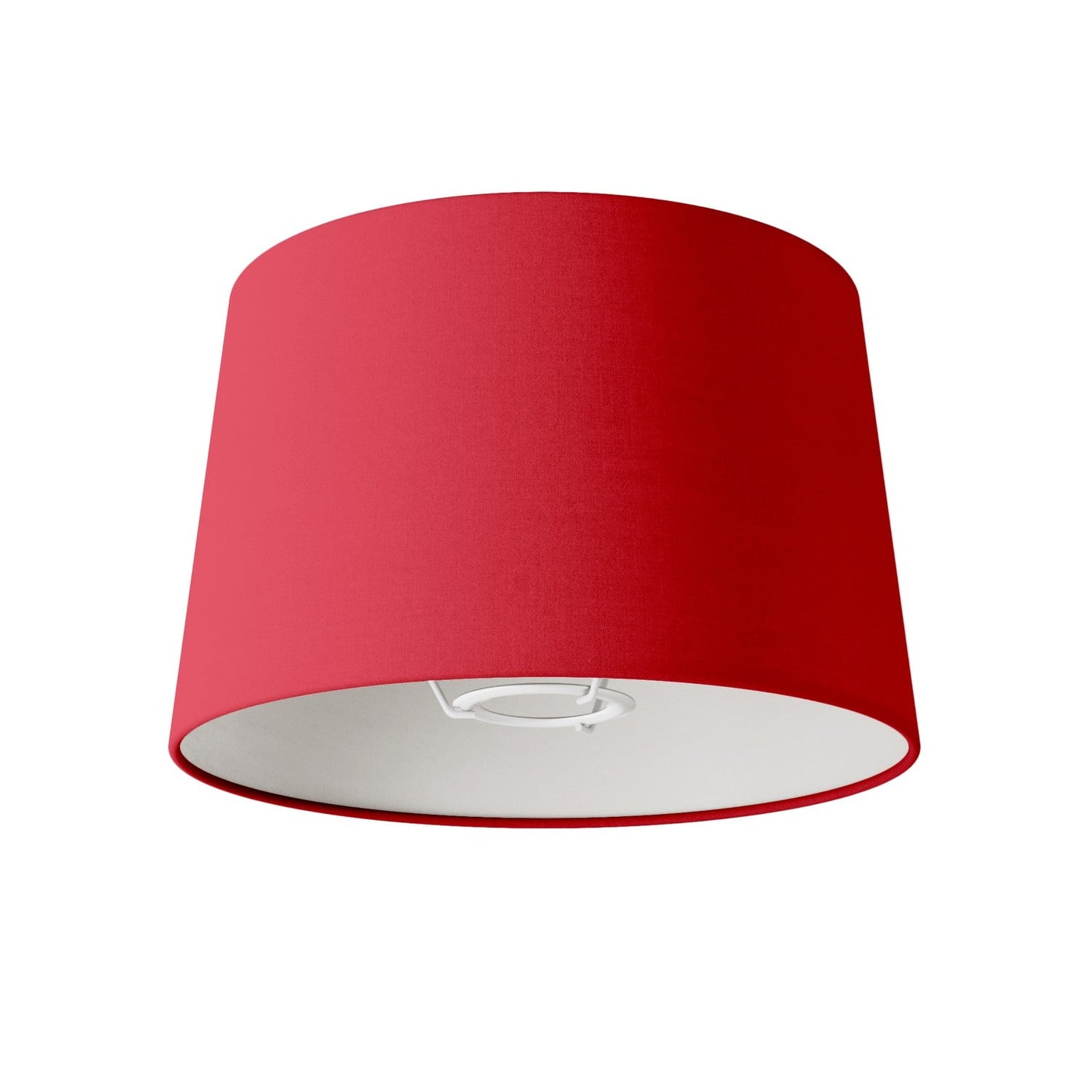 Paralume Athena con attacco E27 per lampada da tavolo o da terra - Made in Italy - Teletta Rosso