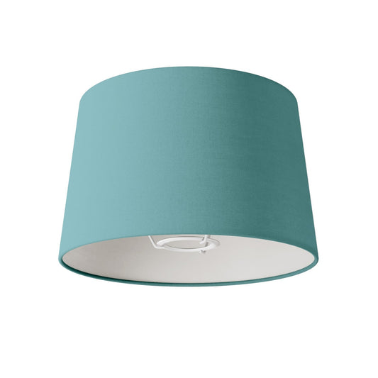 Paralume Athena con attacco E27 per lampada da tavolo o da terra - Made in Italy - Teletta Verde Dubbio