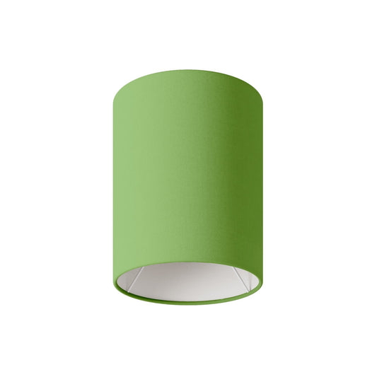 Paralume Cilindro S in tessuto con attacco E27 - Made in Italy - Cinette Verde Pistacchio