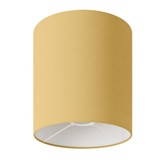 Paralume Cilindro M in tessuto con attacco E27 - Made in Italy - Arenal Oro
