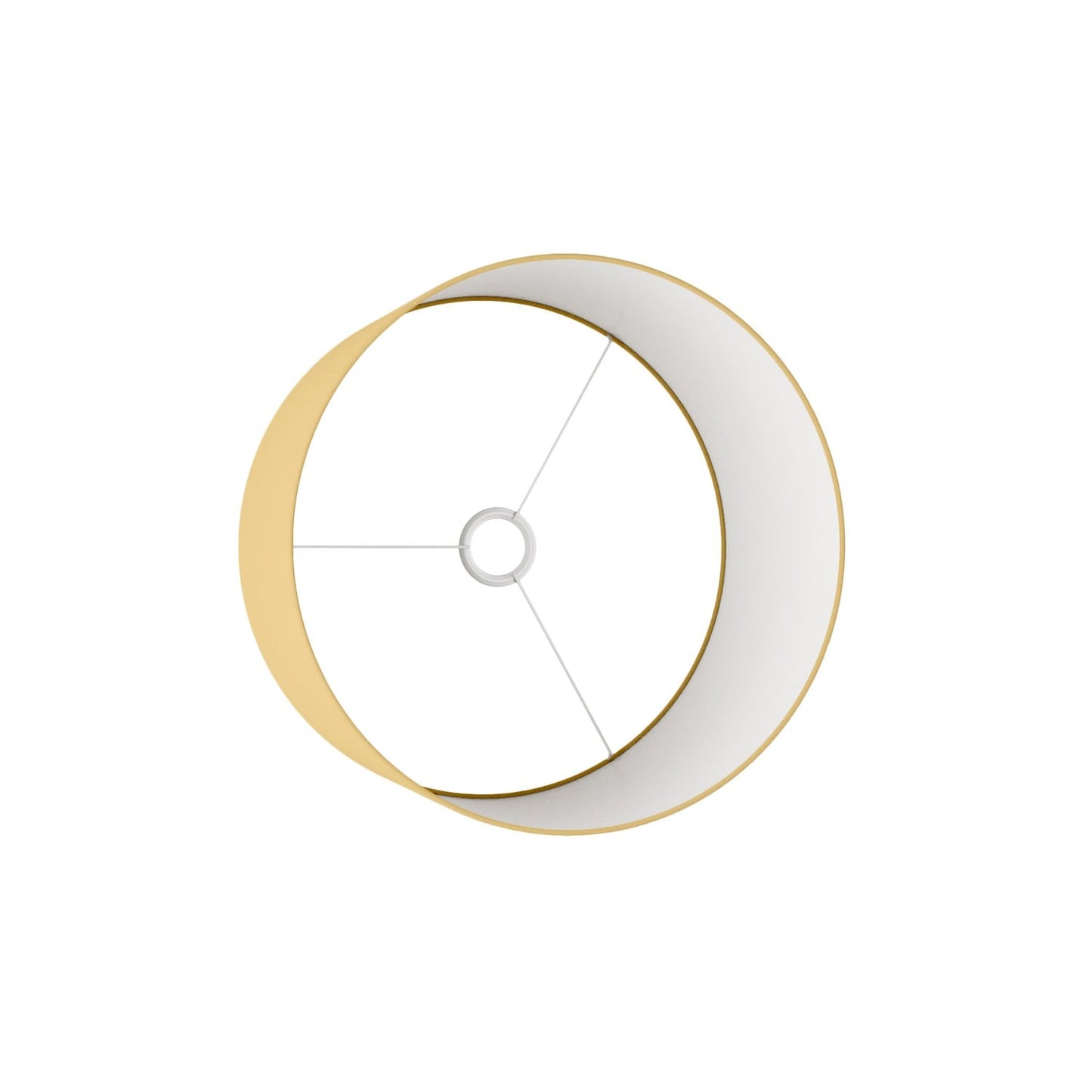 Paralume Cilindro L in tessuto con attacco E27 - Made in Italy - Arenal Oro