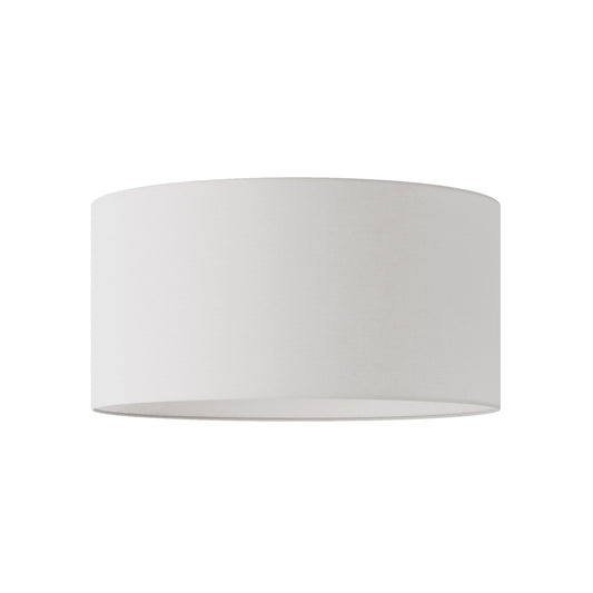Paralume Cilindro XL in tessuto con attacco E27 - Made in Italy - Lino Crudo