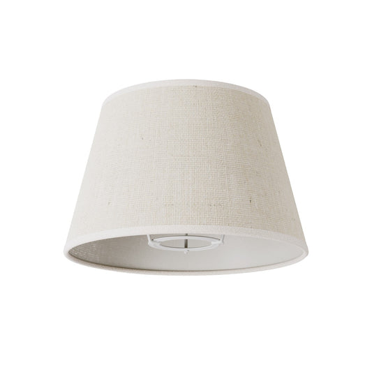 Paralume Impero con attacco E27 per lampada da tavolo o applique - Made in Italy - Juta chiara