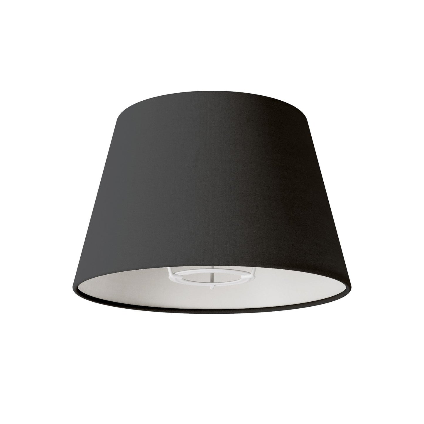 Paralume Impero con attacco E27 per lampada da tavolo o applique - Made in Italy - Teletta antracite