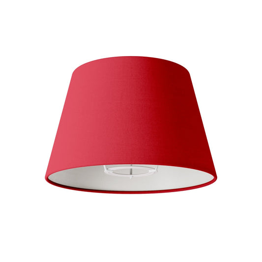 Paralume Impero S con attacco E27 per lampada da tavolo o applique - Made in Italy - Teletta Rosso