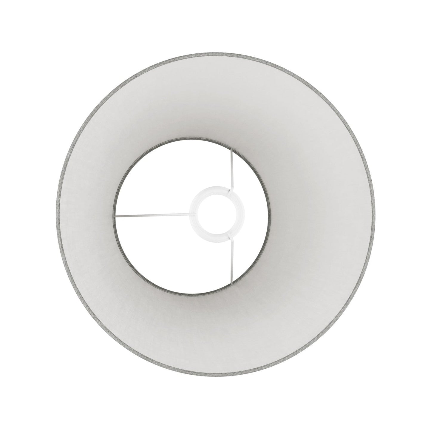 Paralume Impero M in tessuto per lampada da terra con attacco E27 - Made in Italy - Camelot Grigio