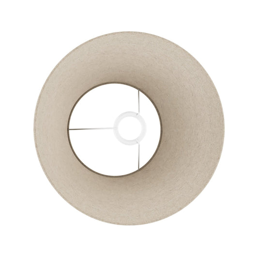Paralume Impero M in tessuto per lampada da terra con attacco E27 - Made in Italy - Lana Beige