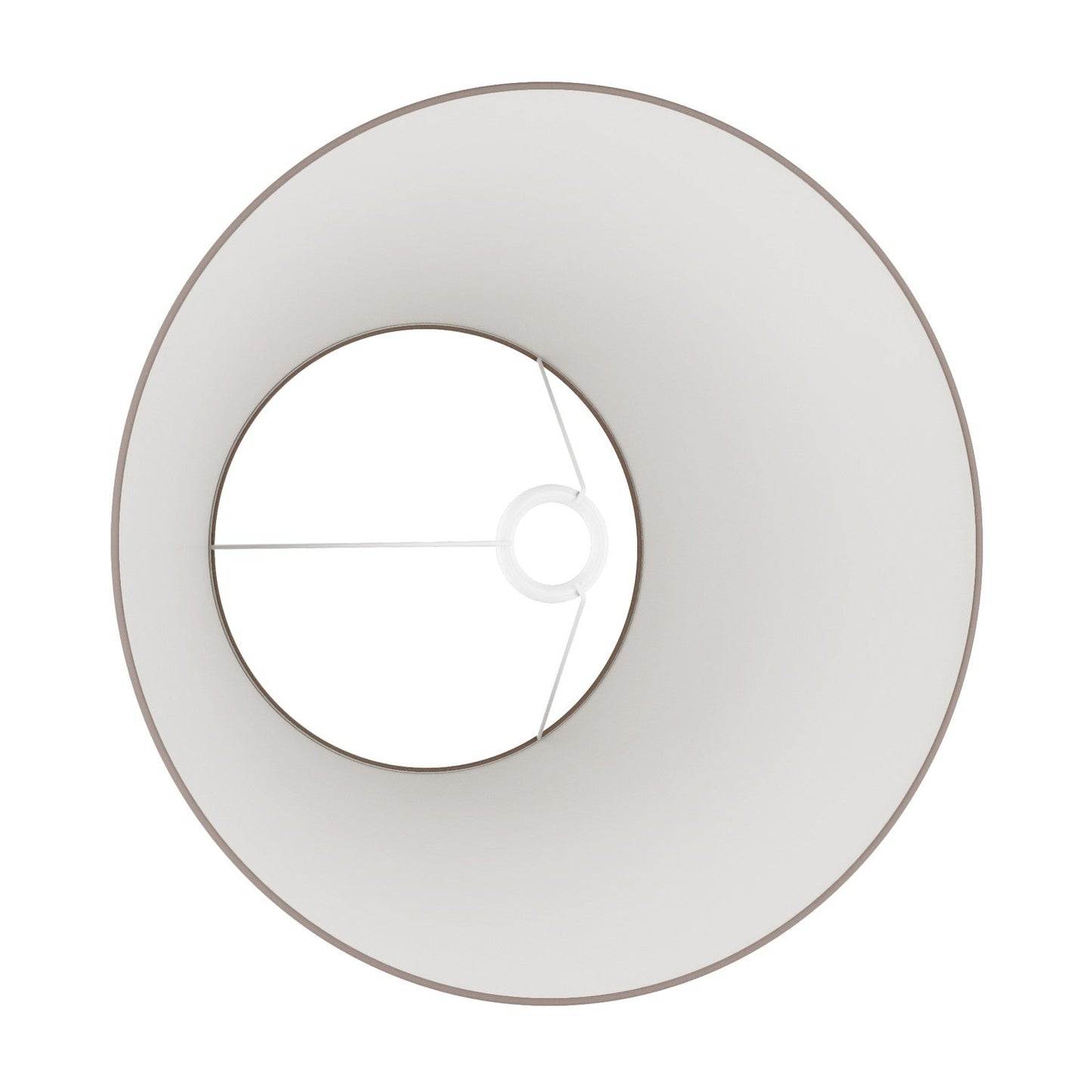 Paralume Impero L per lampada da tavolo o applique con attacco E27 - Made in Italy - Arenal Cenere