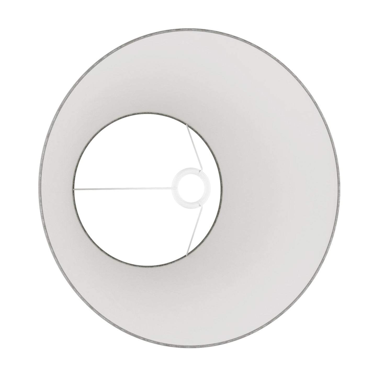 Paralume Impero L per lampada da tavolo o applique con attacco E27 - Made in Italy - Camelot Grigio