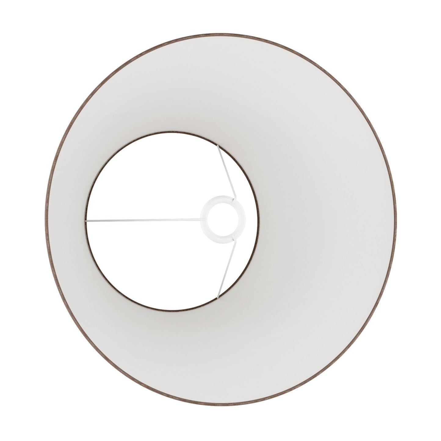 Paralume Impero L per lampada da tavolo o applique con attacco E27 - Made in Italy - Camelot Marrone