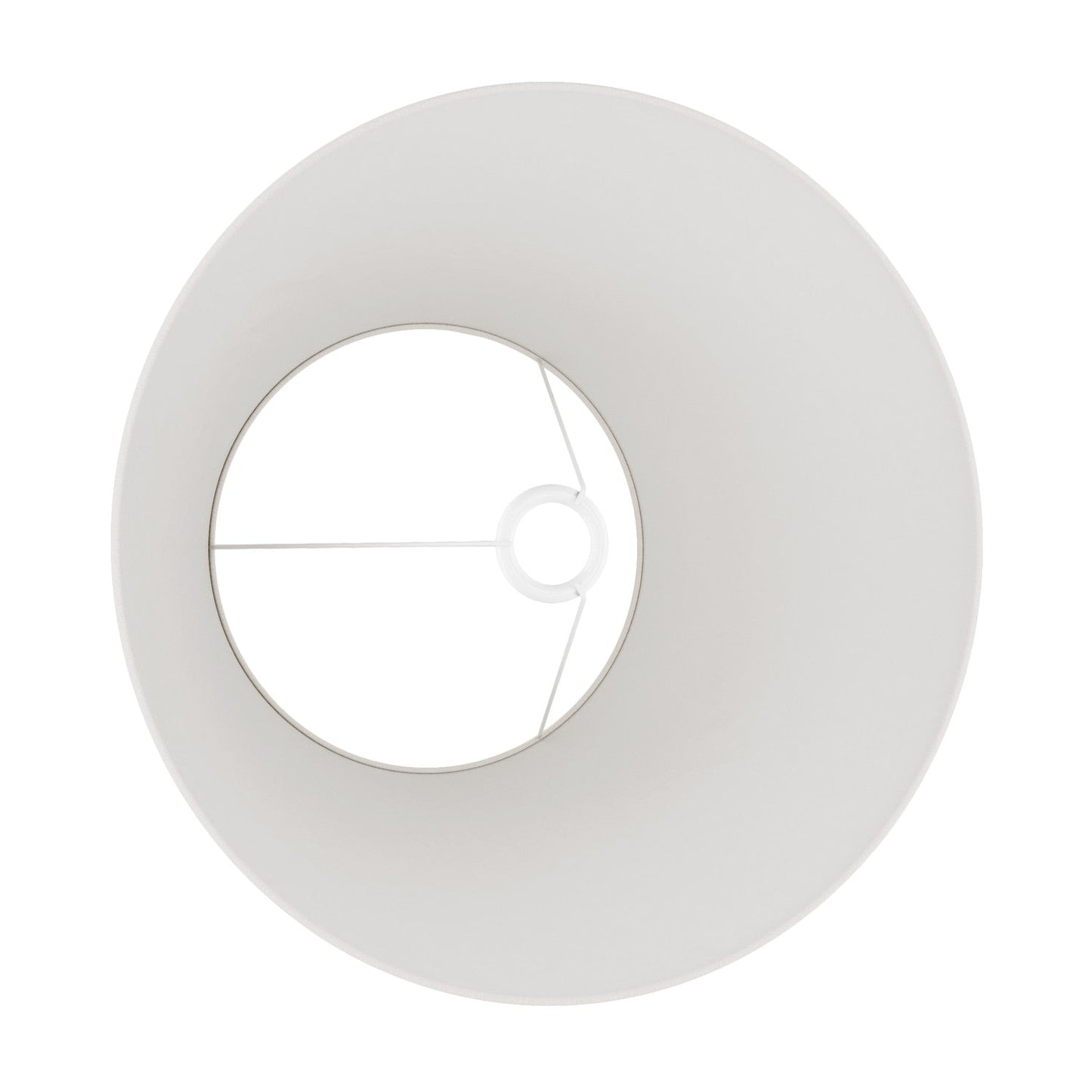 Paralume Impero L per lampada da tavolo o applique con attacco E27 - Made in Italy - Juta Chiara