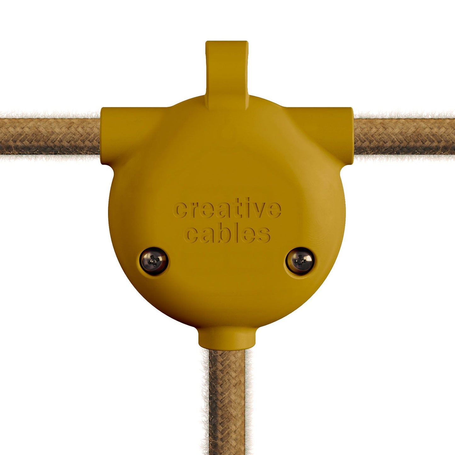EIVA-3 Giunto 3 vie IP65 per esterno - Sistema Modulair - Mostarda