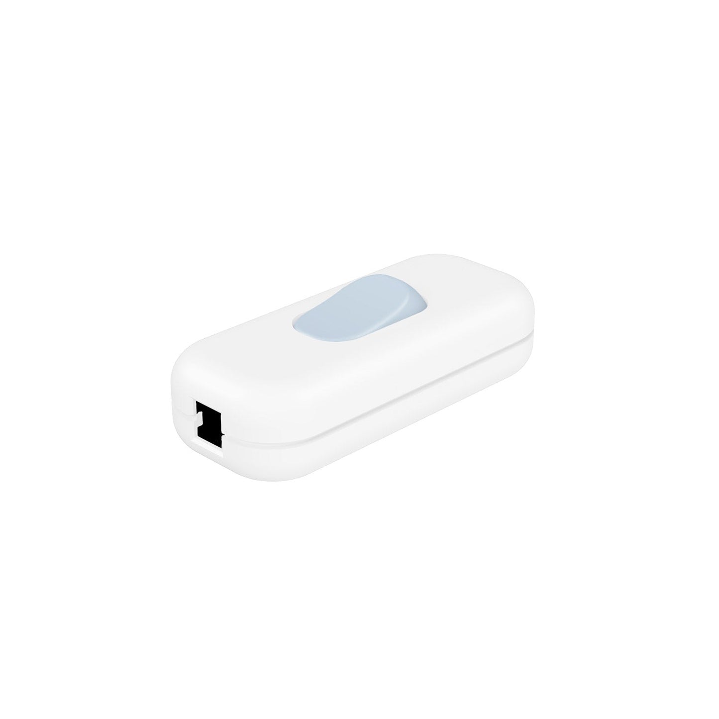 Interruttore Unipolare rompifilo Creative Switch Bianco e pulsante Blu carta da zucchero
