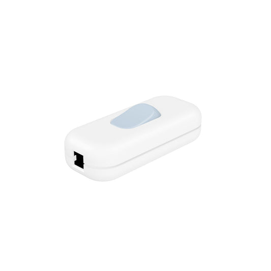 Interruttore Unipolare rompifilo Creative Switch Bianco e pulsante Blu carta da zucchero