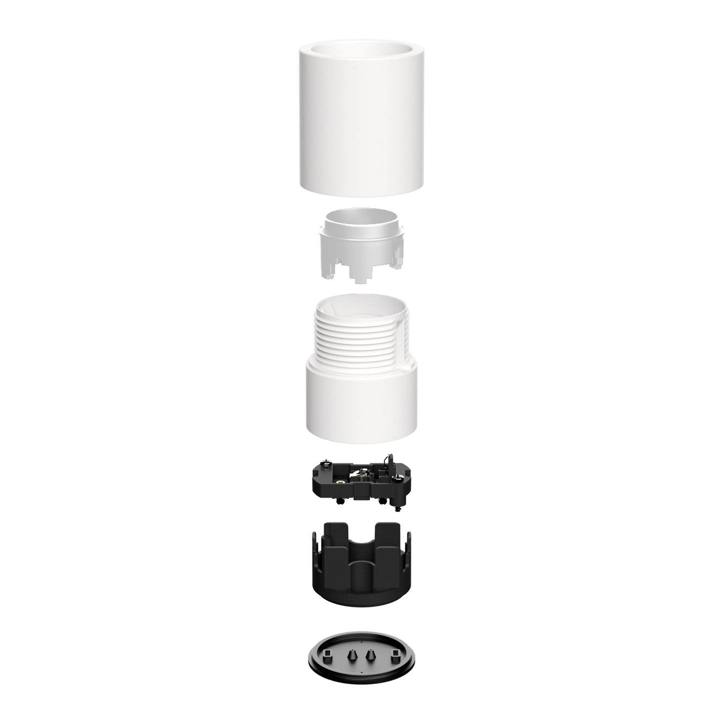 Portalampada E27 Bianco da parete o soffitto - Waterproof IP44