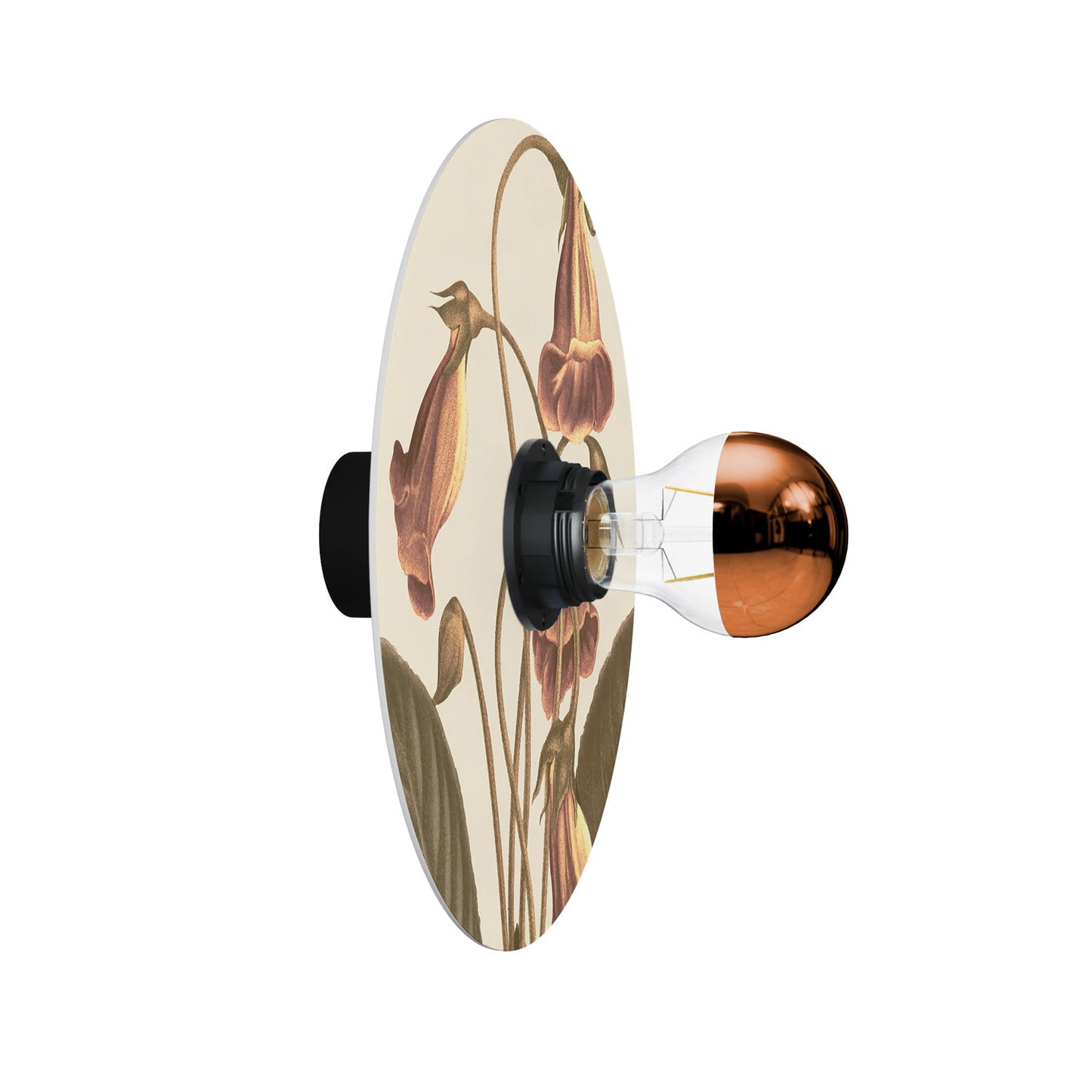Lampada da parete o soffitto con paralume a disegni floreali 'Blossom Haven' Botanico Gloxinia - Waterproof IP44