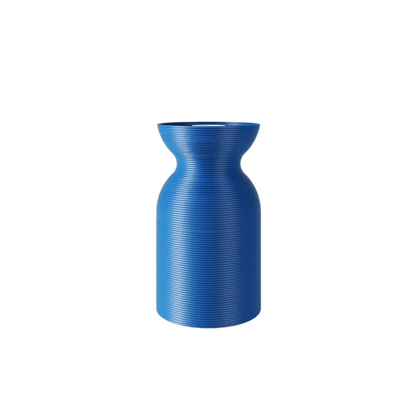 Kit portalampada E27 in plastica riciclata con stampante 3D - Blu cobalto