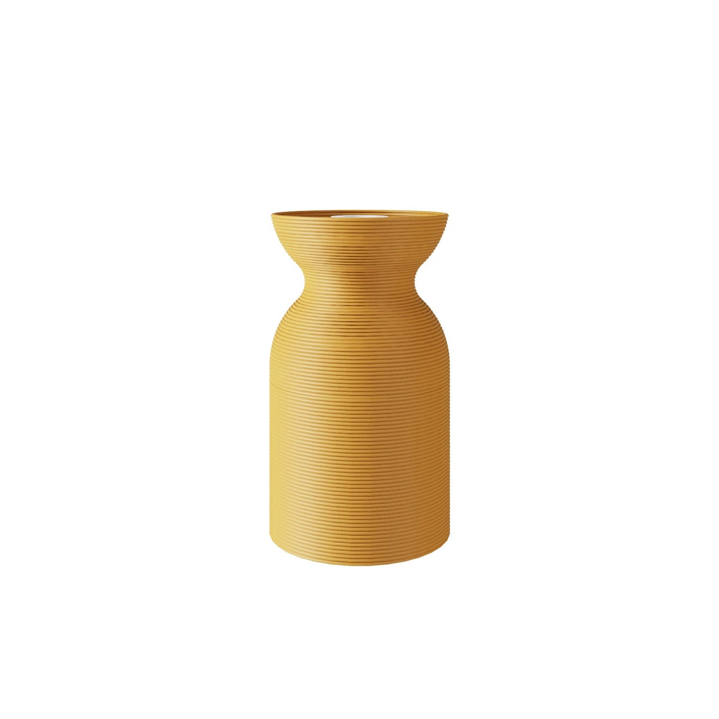Kit portalampada E27 in plastica riciclata con stampante 3D - Ocra