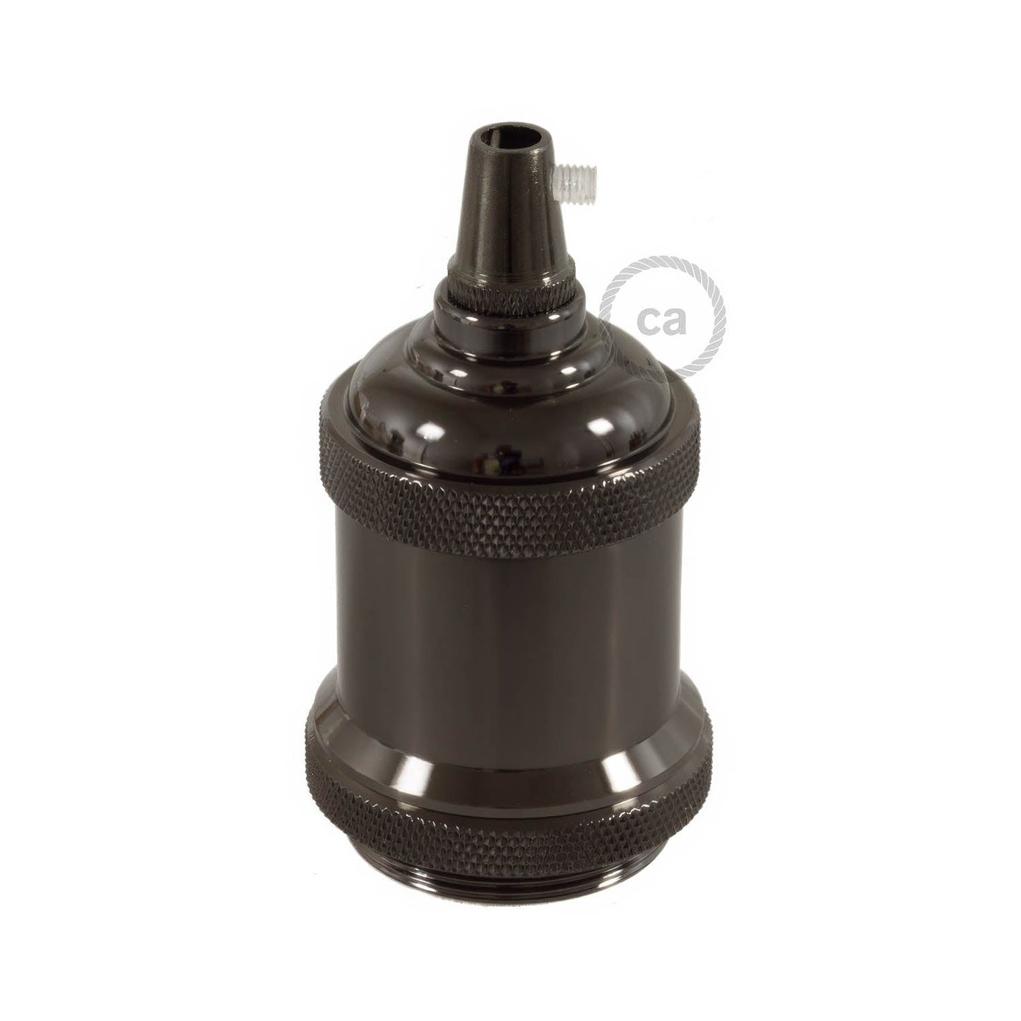 Vintage Style - single ferrule E26 light bulb socket kits - Black pearl