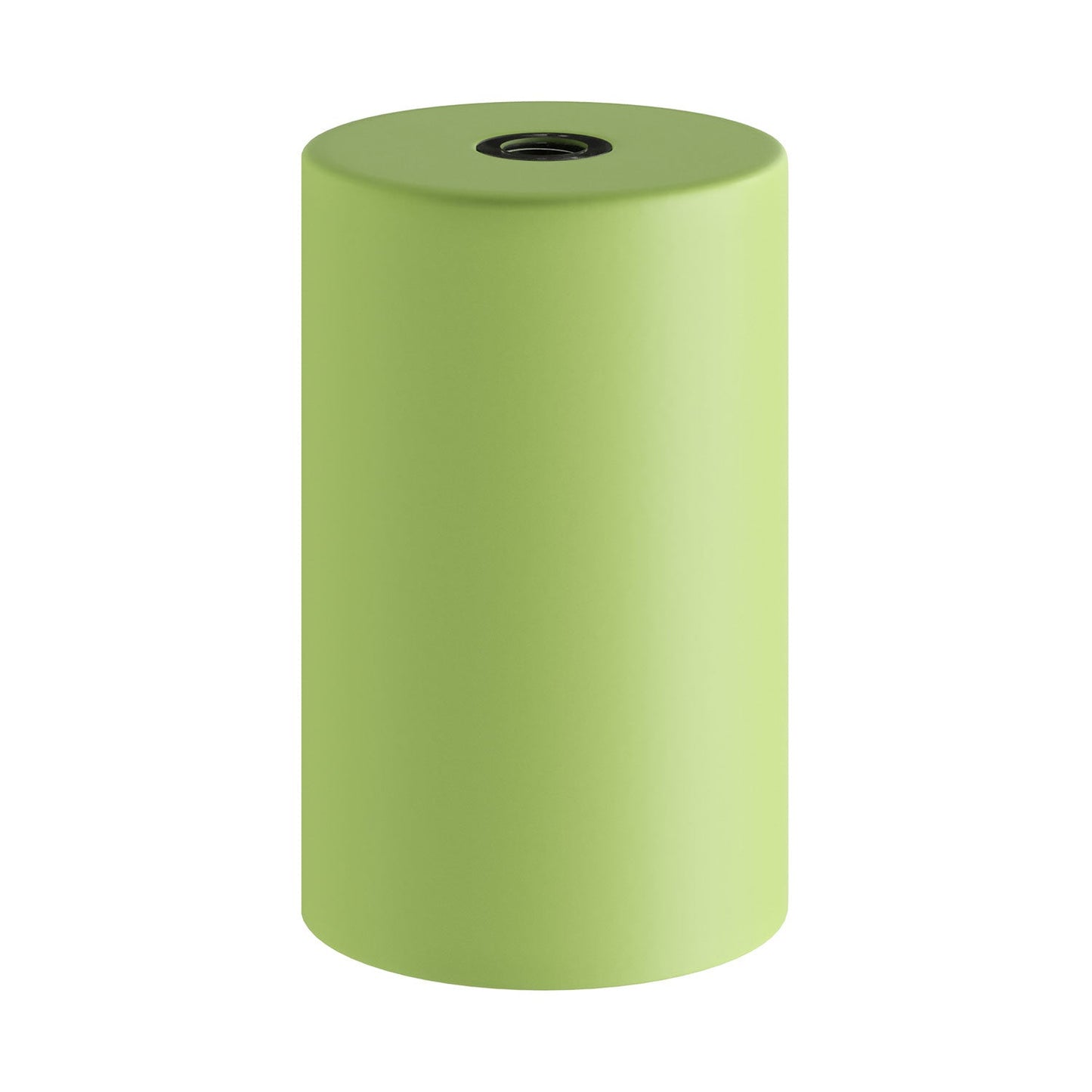 Kit portalampada E27 Pastel in metallo con serracavo nascosto - Verde prato