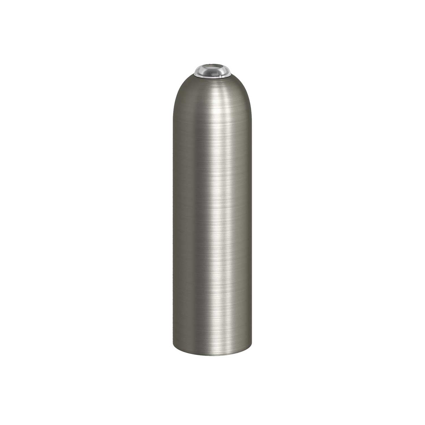 P-Light, UL E12 metal socket kit with hidden cable clamp - Brushed titanium