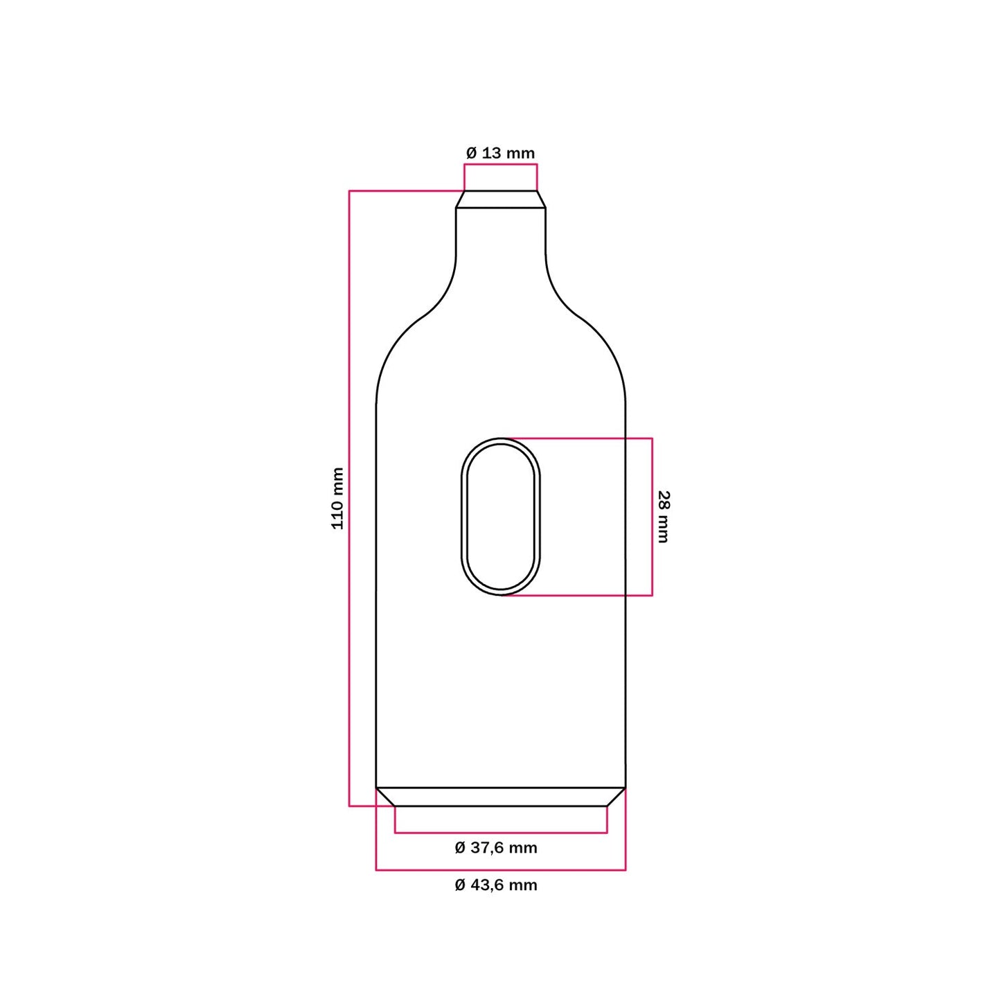 Kit portalampada E27 in silicone con interruttore e serracavo nascosti - Grigio