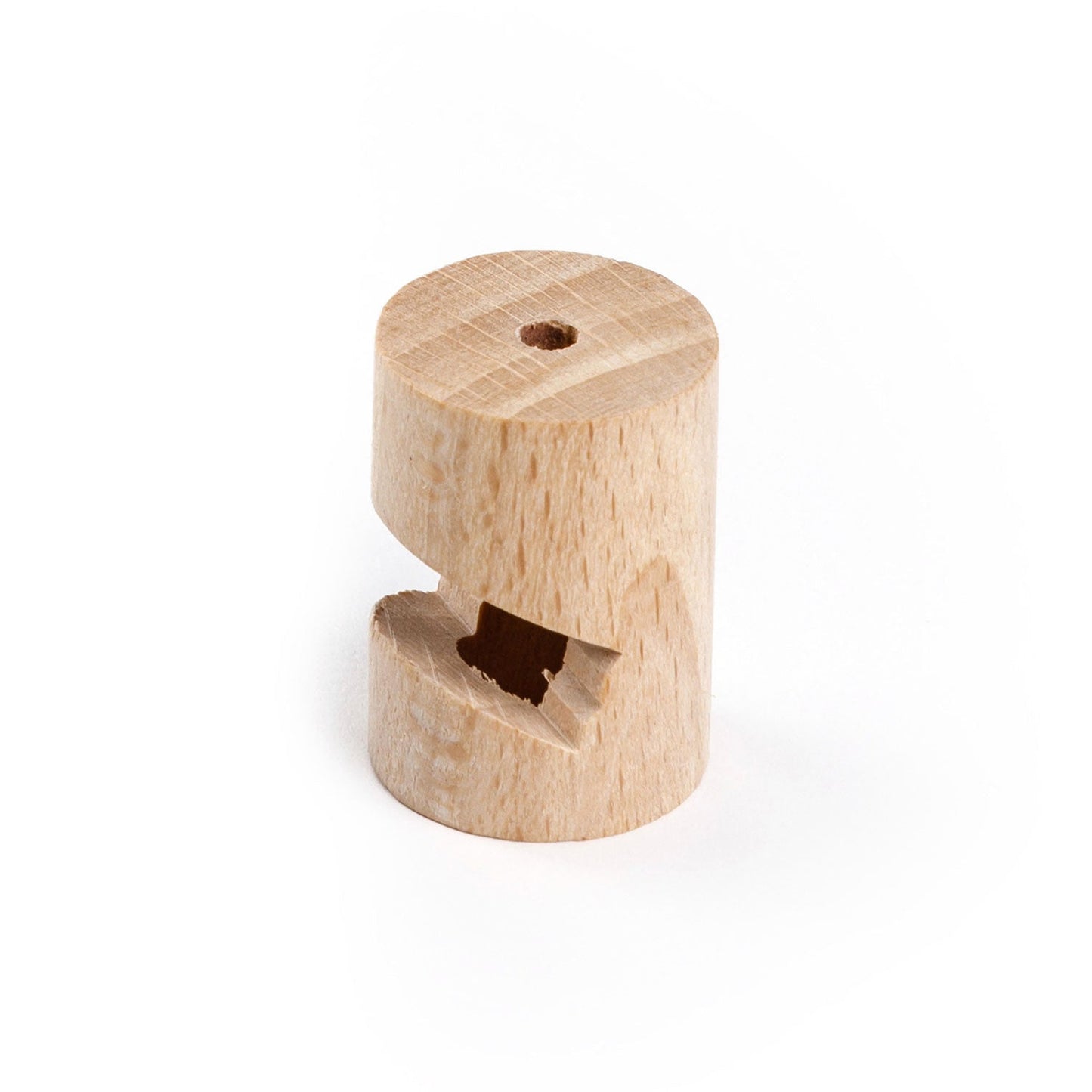 Decentratore, gancio a “V” a soffitto o parete in legno per cavo elettrico tessile - Neutro
