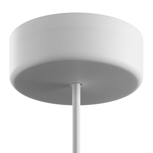 EIVA Kit Rosone in Silicone Soft Touch per Esterno IP65 - Sistema Modulair - Bianco