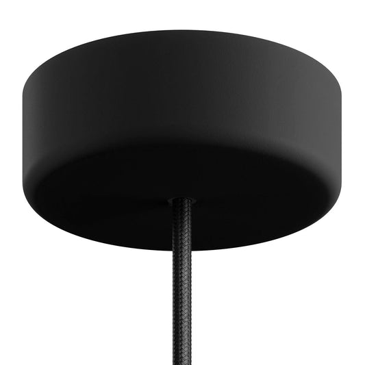 EIVA Kit Rosone in Silicone Soft Touch per Esterno IP65 - Sistema Modulair - Nero