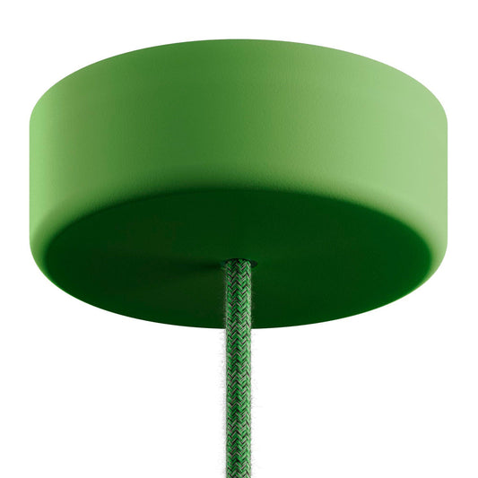 EIVA Kit Rosone in Silicone Soft Touch per Esterno IP65 - Sistema Modulair - Verde prato