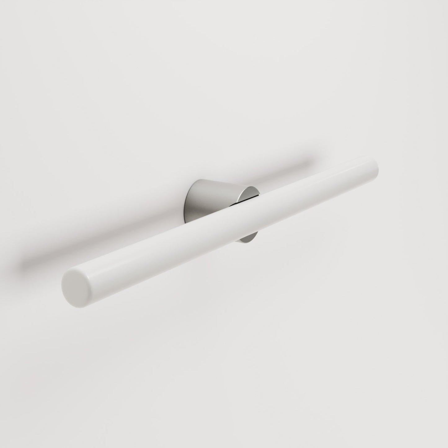 Lampada in metallo da parete o soffitto con lampadina LED lineare S14d - Titanio satinato