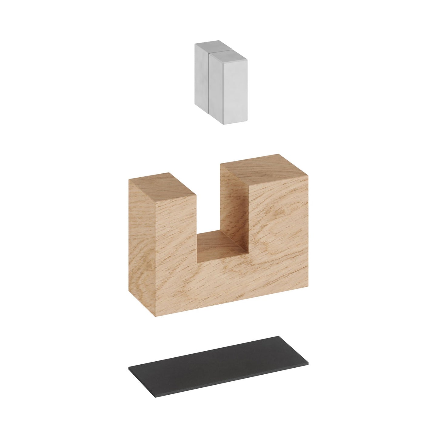 Kit piedini in legno, supporto per lampada da tavolo - Neutro