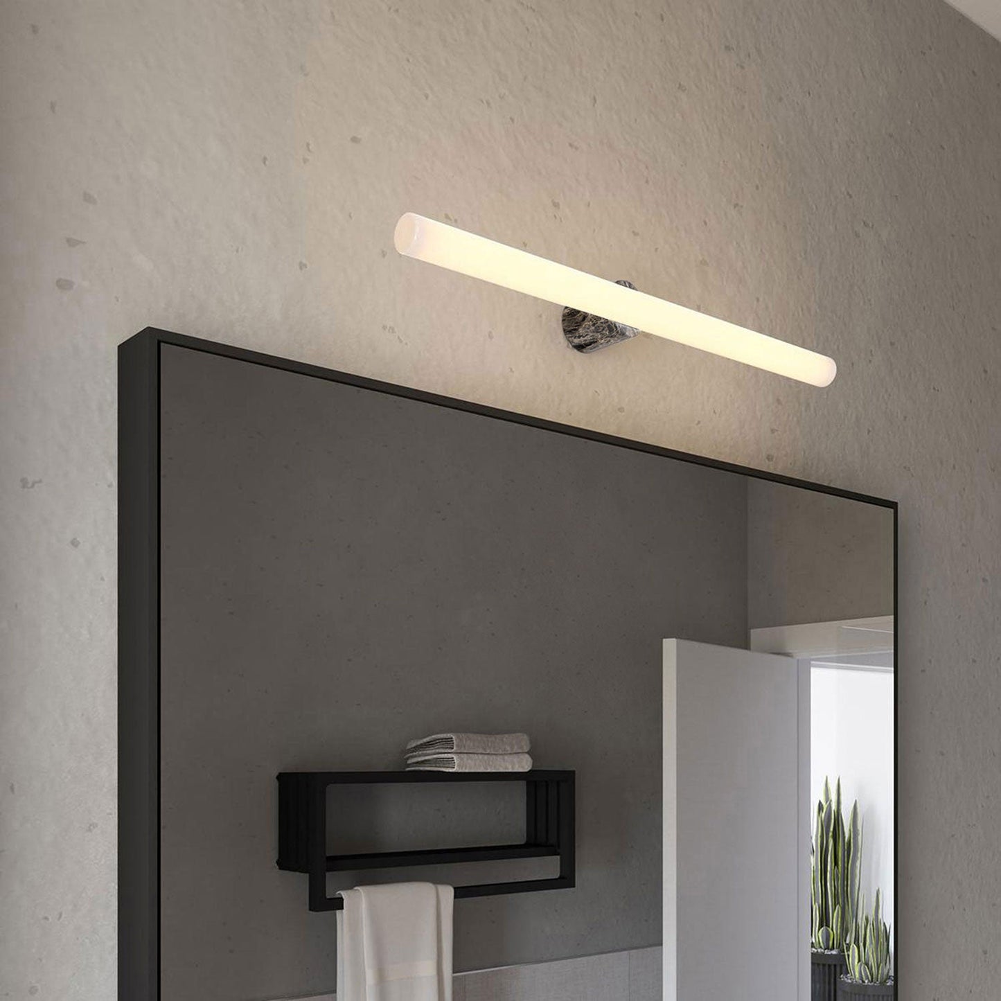 Portalampada esse14 da parete o soffitto con attacco S14d - Waterproof  IP44 - Effetto Brown marble