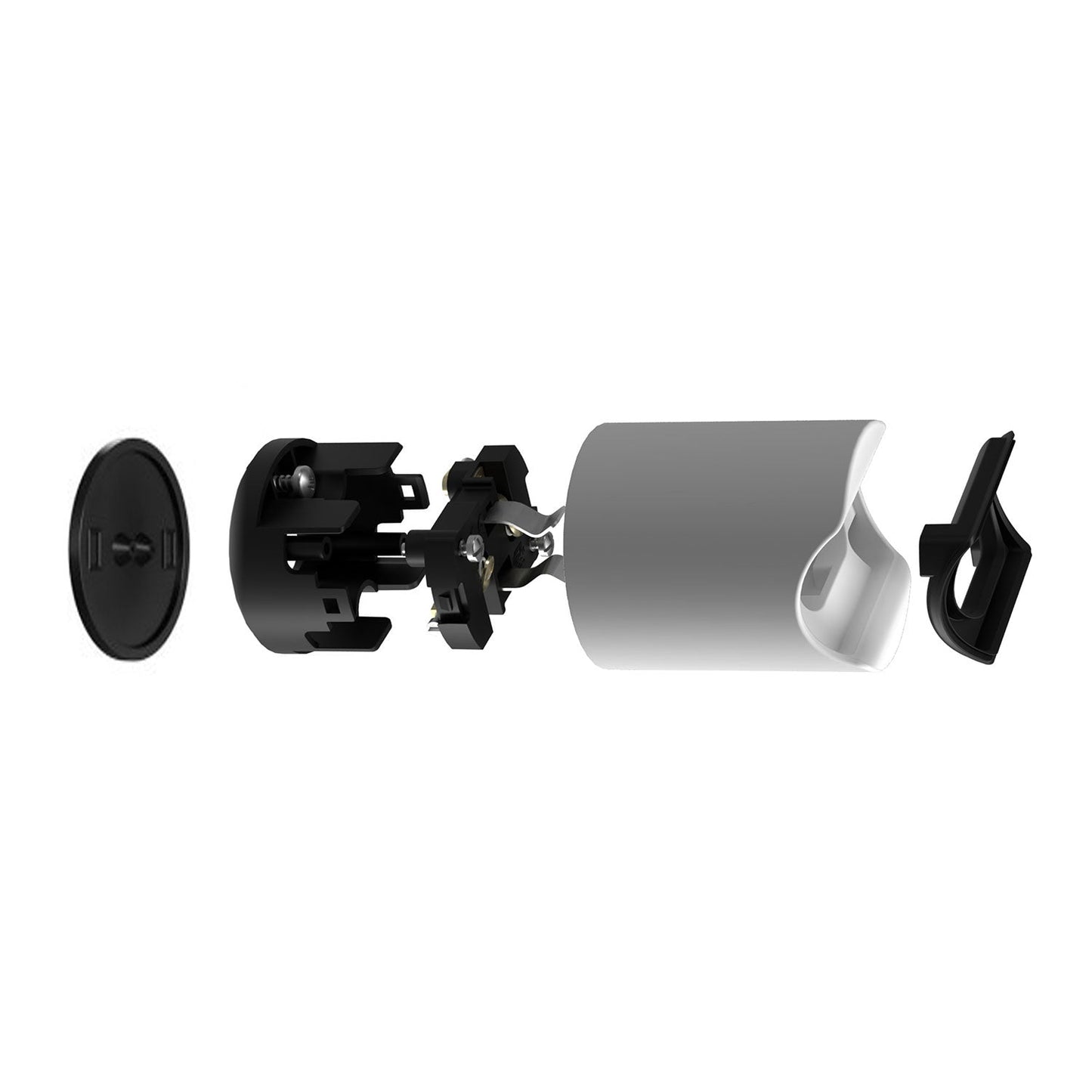 Portalampada esse14 da parete o soffitto con attacco S14d - Waterproof  IP44 - Bianco