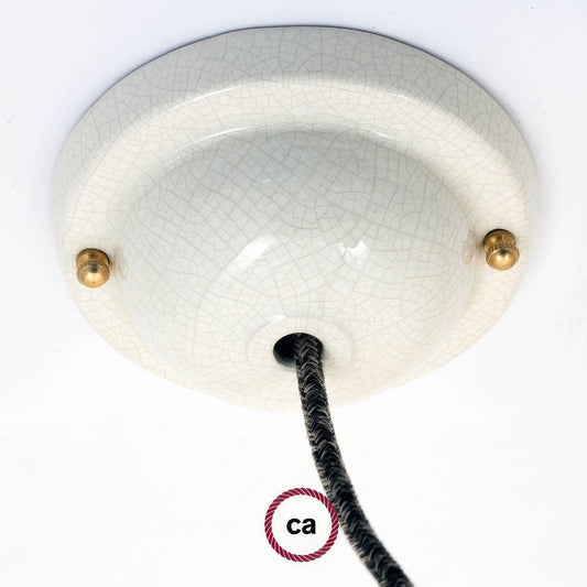 Kit rosone in ceramica semplice - Effetto Craquelet
