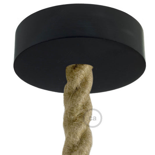Kit rosone in legno per cordone 2XL - Nero