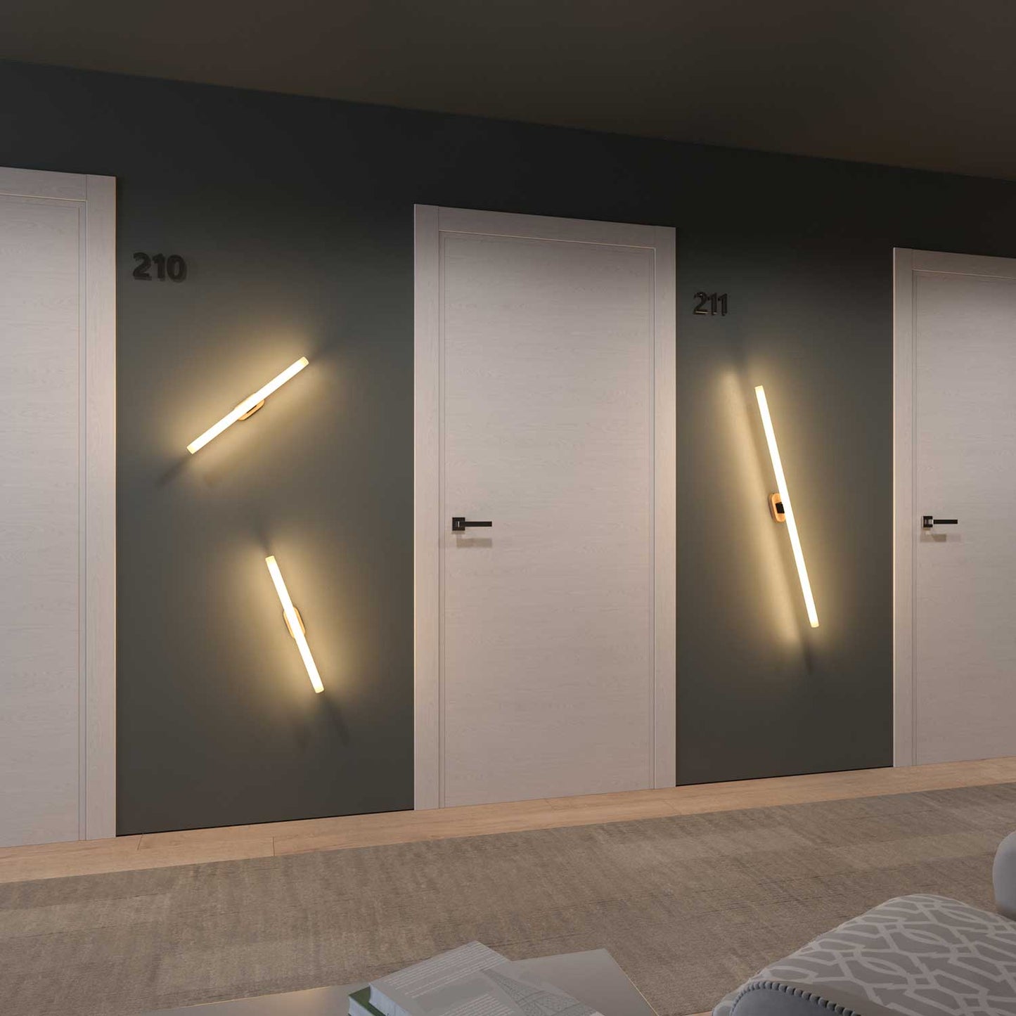 Kit rosone in legno ovale - Neutro
