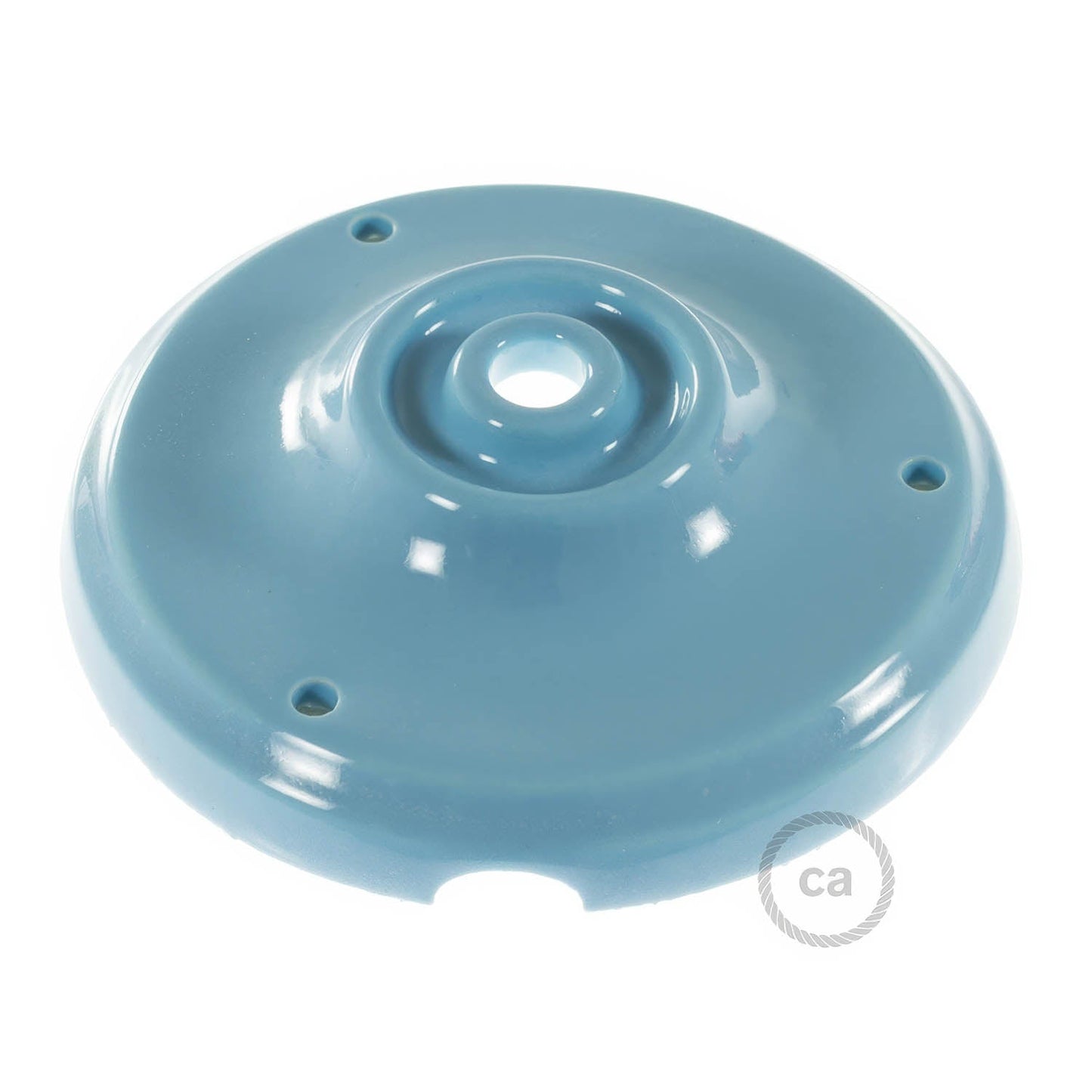 Kit rosone in porcellana - Azzurro