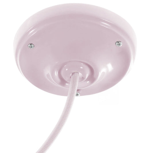 Kit rosone in porcellana - Rosa antico