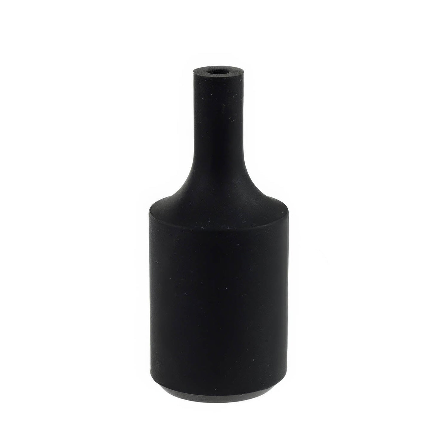 Kit portalampada E27 in silicone - Nero