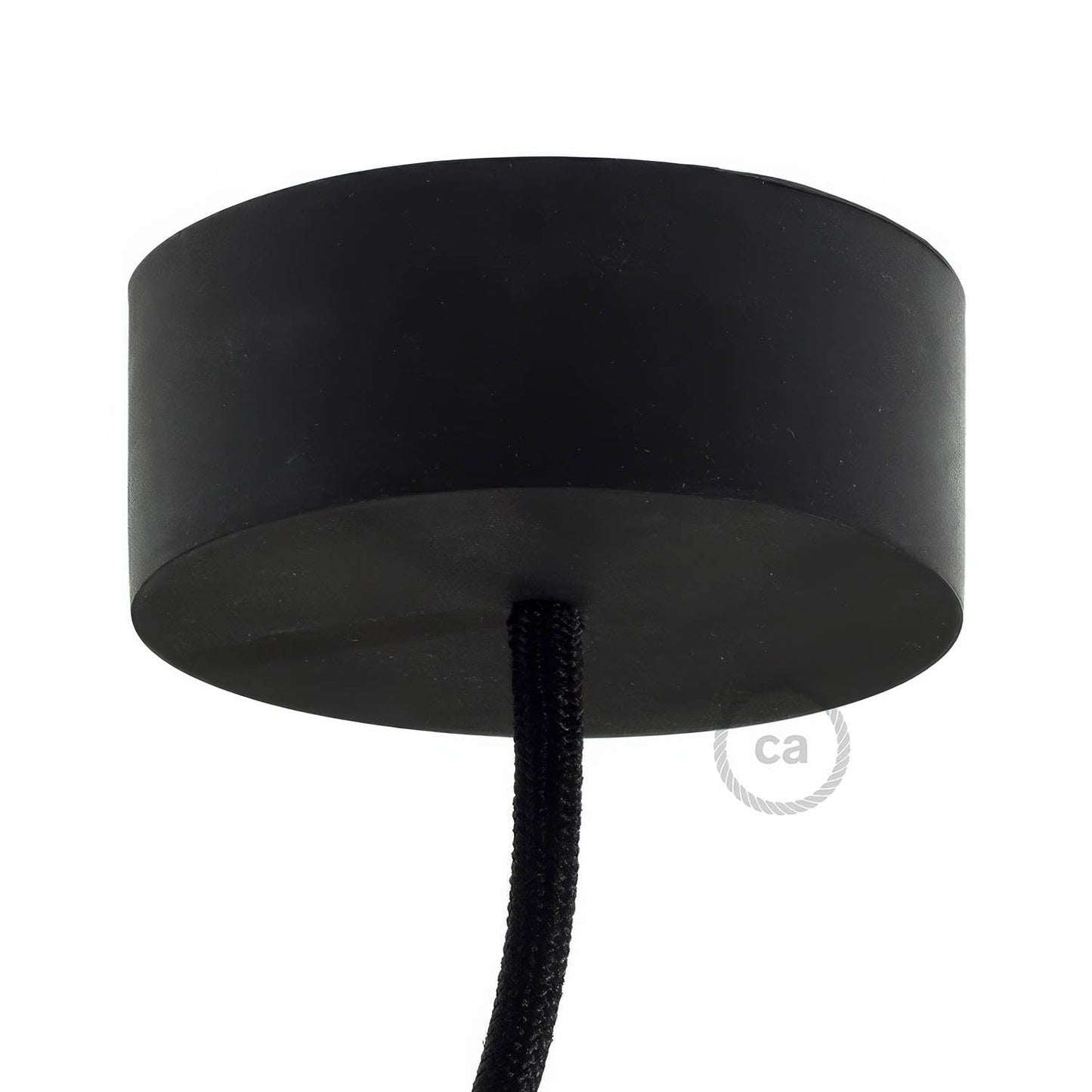 Kit rosone cilindrico in silicone - Nero